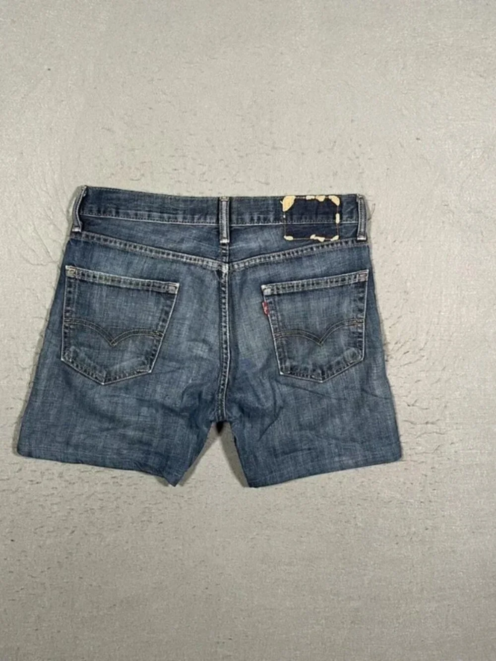 Levi’s 513 Blue Cropped Denim Shorts Vintage W30 I6